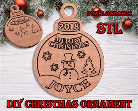 free cnc christmas ornament files